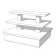 Image 1 : Pyramid table for in-store ...