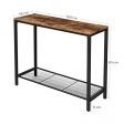 Image 1 : Console table, industrial style sofa ...