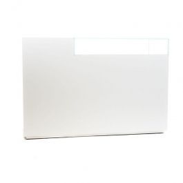 Banconi negozi moderni Contatore moderno 150 cm bianco brillante e cassetto Comptoirs shopping