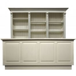 COUNTERS DISPLAY & GONDOLAS - CLASSICAL COUNTERS DISPLAY : Counter 250 cm wide with cupboard with drawers