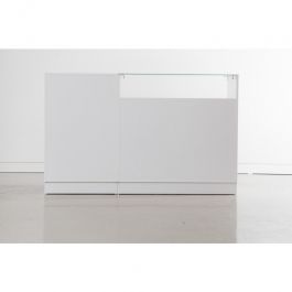 Modern Counter display Counter with display case and drawer with runners 160CM Comptoirs shopping