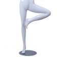 Image 2 : Schaufensterfiguren sport yoga - weiß mit ...