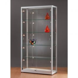 RETAIL DISPLAY CABINET - SHOWCASES WITH LIGHTING : Display cabinet aluminium