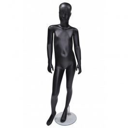 CHILD MANNEQUINS - ABSTRACT MANNEQUIN : Display child mannequins 10 years old black finish
