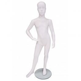 CHILD MANNEQUINS : Display child mannequins 6 years old white color