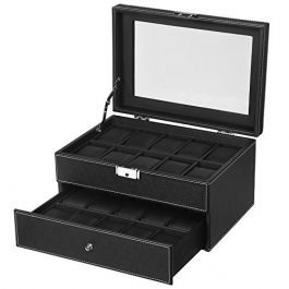 RETAIL DISPLAY FURNITURE - ACCESSORY DISPLAYS : Display for watches with drawer