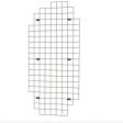 Image 0 : Black wire mesh display with ...