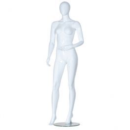 FEMALE MANNEQUINS - MANNEQUIN ABSTRACT : Display mannequin abstract bright white