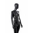 Image 2 : Black glossy abstract female mannequin ...