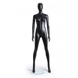FEMALE MANNEQUINS - MANNEQUIN ABSTRACT : Display urban female mannequin black mat