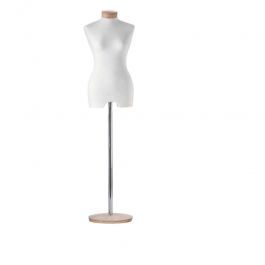 Busto sartoriale Donna busto in elasthanne avorio con tenon di legno Bust shopping