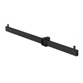 MATERIEL AGENCEMENT MAGASIN - ACCESSOIRES GONDOLES MAGASIN : Double barre frontale noire