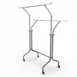 Image 1 : Double clothing rail for stores ...