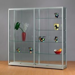 JUST ARRIVED : Double window showcase in glass 2 meter