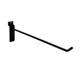 Zubehör für Lamellenwände Einfacher Haken schwarz 30cm Mobilier shopping
