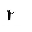 Image 0 : Einfacher Haken schwarz 5cm f ...
