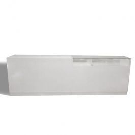COMPTOIRS MAGASIN - COMPTOIRS MODERNE : Ensemble de comptoir blanc brillant