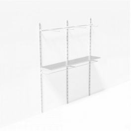 Gondole a muro 25  Grucce di legno nero senza barra 44 cm Cintres magasin