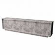 Image 0 : Moderne Ladentheke betonfarben grau 310cm ...