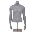 Image 0 : Female mannequin bust in grey ...