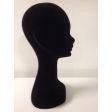 Image 1 : Black female display mannequin head ...