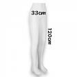 Image 2 : Female leg mannequin white plastic ...