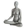 Image 1 : Female mannequin sport meditation position ...