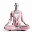Image 5 : Sporting female model in meditation ...