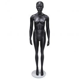 Mannequins stylised Female mannequin standing position black finish Mannequins vitrine