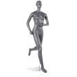 Image 0 : Running male mannequin with metal ...