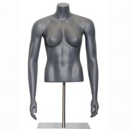 FEMALE MANNEQUIN BUST - SPORT TORSOS AND BUSTS : Female sport bust with base
