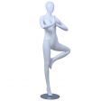 Image 7 : Mannequins sport yoga  - white finish ...