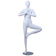 Image 0 : Mannequins sport yoga  - white finish ...