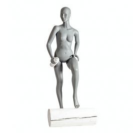 Mannequins sport Black female torso in polypropylene Bust shopping