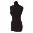 Image 2 : Tailored bust woman black canvas ...