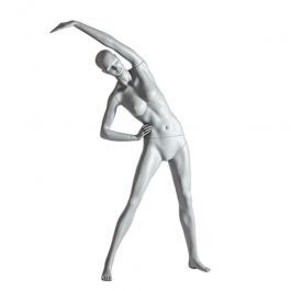FEMALE MANNEQUINS - MANNEQUINS SPORT : Female window mannequin stretching yoga