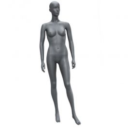 MANNEQUINS VITRINE FEMME - MANNEQUIN SPORT : Femme mannequin gris debout