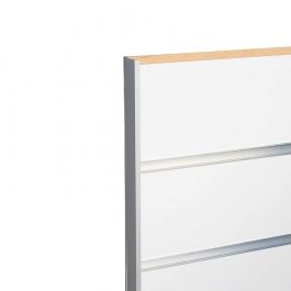 Accessories for slatwalls Finish for grey grooved panels L=2400 MM Mobilier shopping