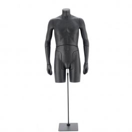 MALE MANNEQUIN BUST - MANNEQUIN TORSOS : Flexible male torso