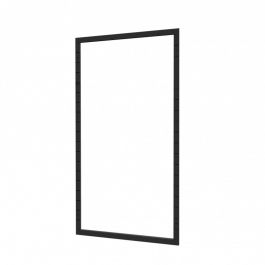 RETAIL DISPLAY FURNITURE : Frame for wall gondola black metal