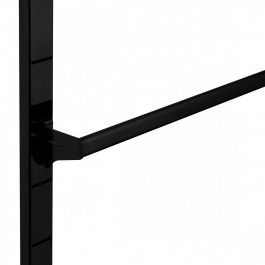 RETAIL DISPLAY FURNITURE : Front bar accessory for gondola store black