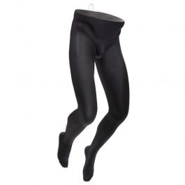 ACCESSORI DI MANICHINI - GAMBE MANICHINI UOMO : Gambe nero manichino uomo