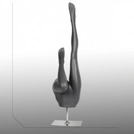 Gambe manichini Gambe di manichino femminile verticali grigie Mannequins vitrine