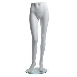 Gambe manichini Gambe manichini donna bianco con base Mannequins vitrine