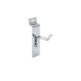 ARREDAMENTO NEGOZI - ACCESSORI PER PARETI ATTREZZATE NEGOZI : Gancio per pannello scanalato 5 cm