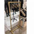 Image 1 : Clothes rack  gold finish - Golden ...
