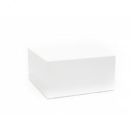 ARREDAMENTO NEGOZI : Glossy bianco podio 50 x 50 x 25cm