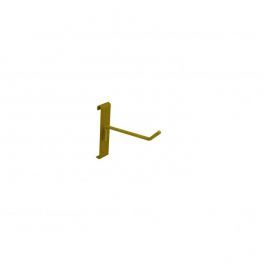 Accessory displays Gold hook for grooved panels Presentoirs shopping