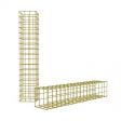 Image 0 : Gold-plated metal lattice column ...