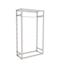 MOBILIARIO Y EQUIPAMIENTO COMERCIAL - GONDOLAS POR TIENDAS : Gondola de pared metal bianco h 185 x 108 x 45 cm